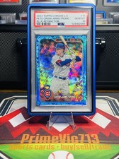 2024 Topps Chrome Logofractor Pete Crow-Armstrong RC Blue Refractor /150 PSA 10