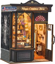 Book Nook Kit for Adults, Booknook DIY Miniature House Kit, 3D Wooden Puzzles fo