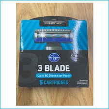 Kroger 3 Blade Razor Cartridges 5 Pack – Fits Gillette Mach3 2.40 per gallon