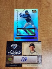 (2) Kevin Kouzmanoff RC Autos 2007 Bowman's Best + UD Artifacts Padres