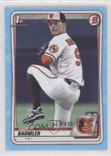 2020 Bowman Draft Sky Blue Border 459/499 Carter Baumler #BD-117 jm6