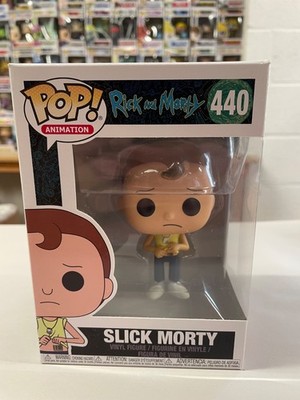 Beschädigte Box Funko POP Rick & Morty  Slick Morty  3,75'' Vinyl Figur 440
