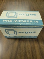 Argus Pre-Viewer IV For 35mm & 127 Color Slides Original Box