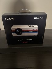 Fudoni Netflix Dolby Smart Projector-WiFi-Bluetooth-HDMI-LCD-LED-USB-NIB