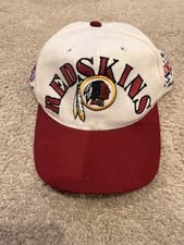 VINTAGE 90S WASHINGTON REDSKINS ANNCO SUPER BOWL CHAMPIONS SNAPBACK HAT