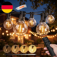 Litogo Lichterkette AußEn Mit Fernbedienung, 30M Led Outdoor Lichterkette Strom