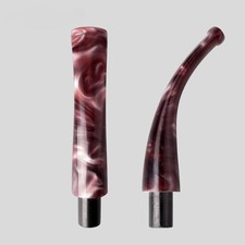 1 Pièce Bec De Pipe En Acrylique 9mm Remplacement Filtre Motif Swirl
