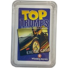 Top Trumps Exotic Cars Card Game by Winning Moves Collectible Set