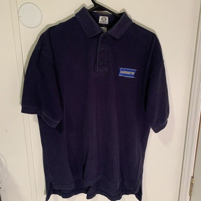 Vintage Rare 90 s Y2K Blockbuster Employee Polo Large