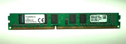 Kingston DDR3 1333 PC3-10600U 1Rx8 CL9 1,5V Desktop Memory DIMM KTH9600BS/4G 4GB