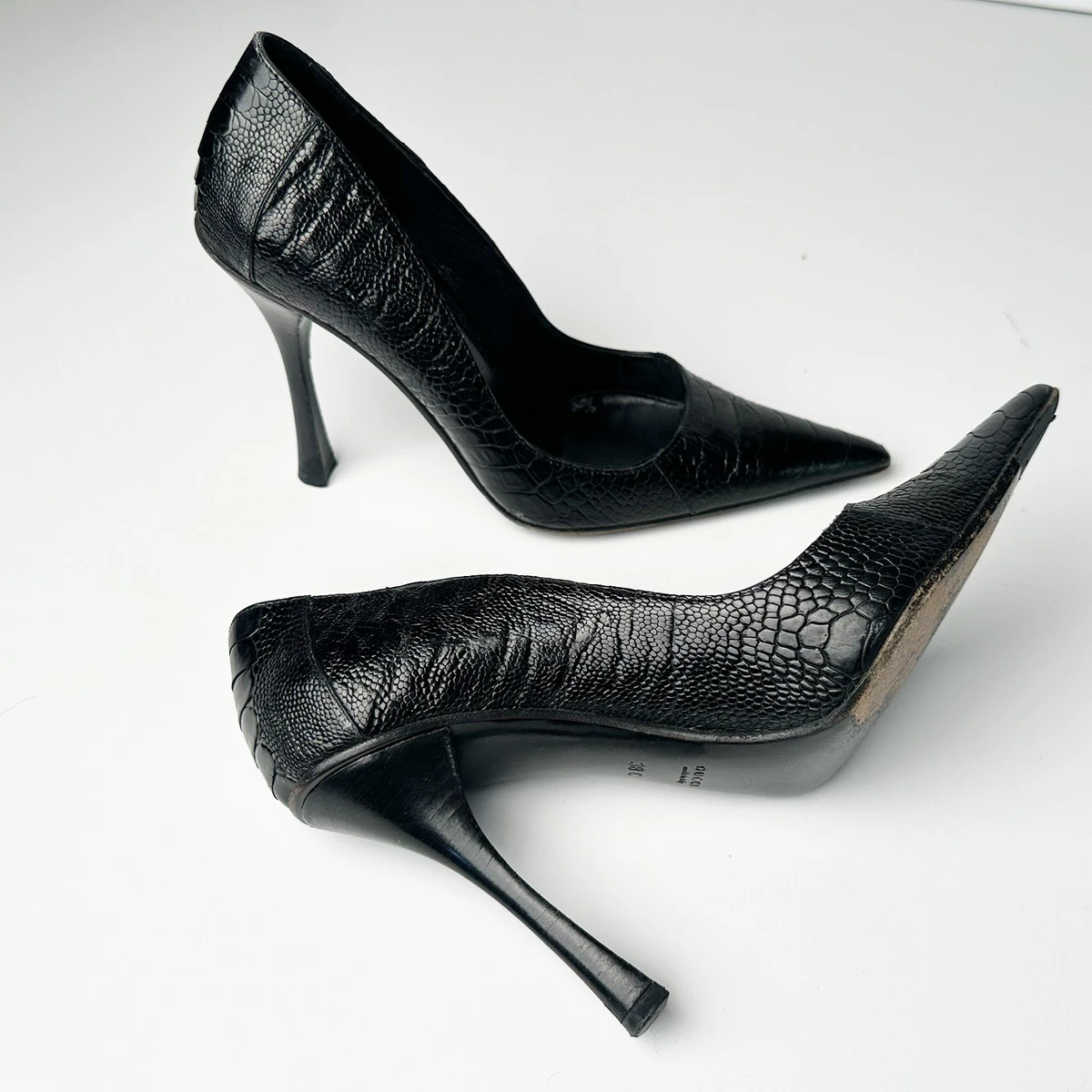 靴 GUCCI 00s ARCHIVE Pointed toe Pumps 37 Gucci 90s Pumps - Etsy