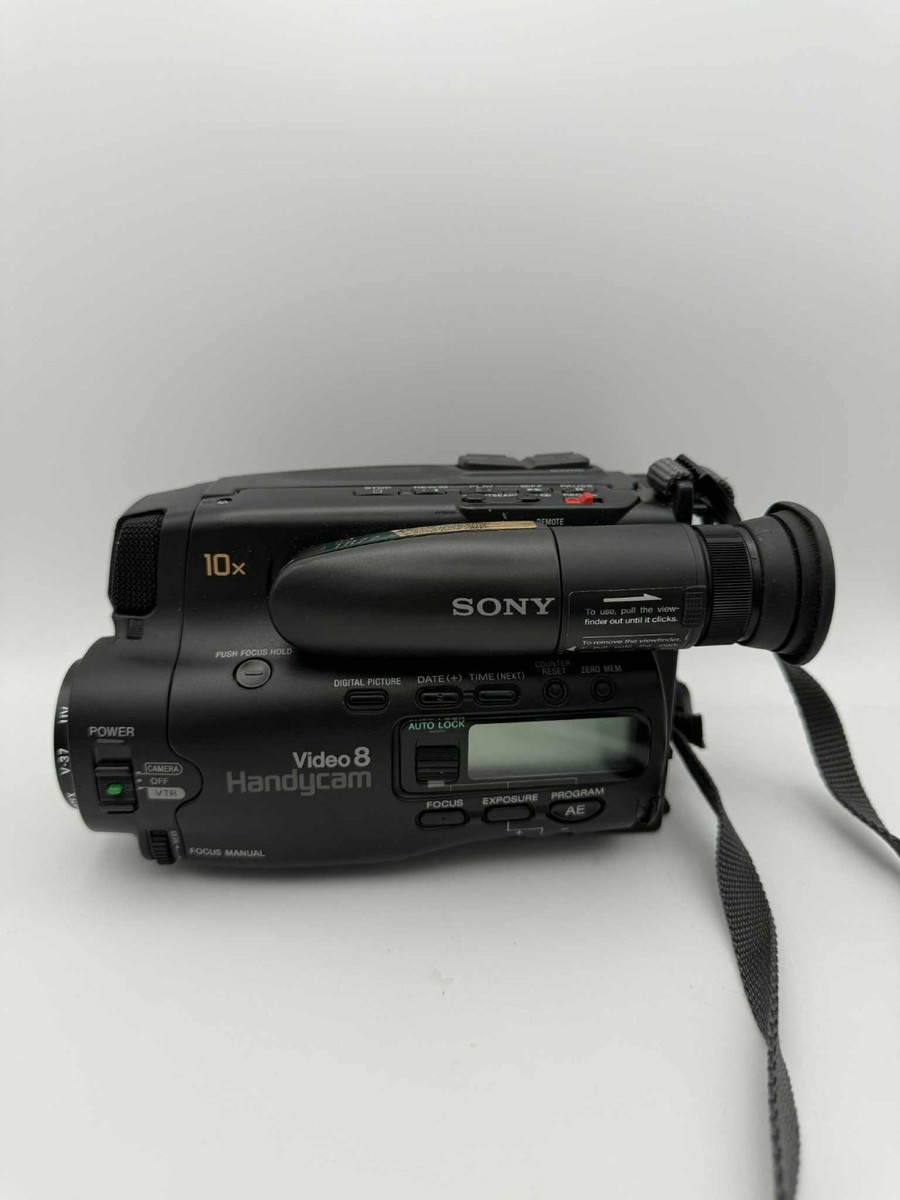 Sony Video 8 Handycam CCD-TR77 Working - Fuzzy Playback | eBay