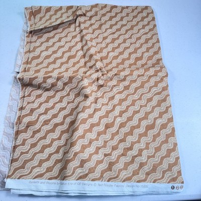 red rooster fabrics quilting cotton brown chevron baskets blooms 40x113 3 yards