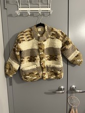 Luxury Handmade Knit Cardigan Kids 6 7 Years Approx.