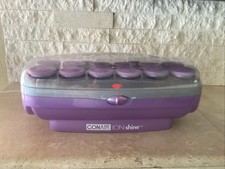 Conair Ion Shine Velvet Hot Rollers Jumbo Flocked With 13 Clips SHIPS FAST