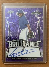 2018 Leaf Flash of Brilliance Vladimir Guerrero Jr #FOB-VG1 Purple Auto /25