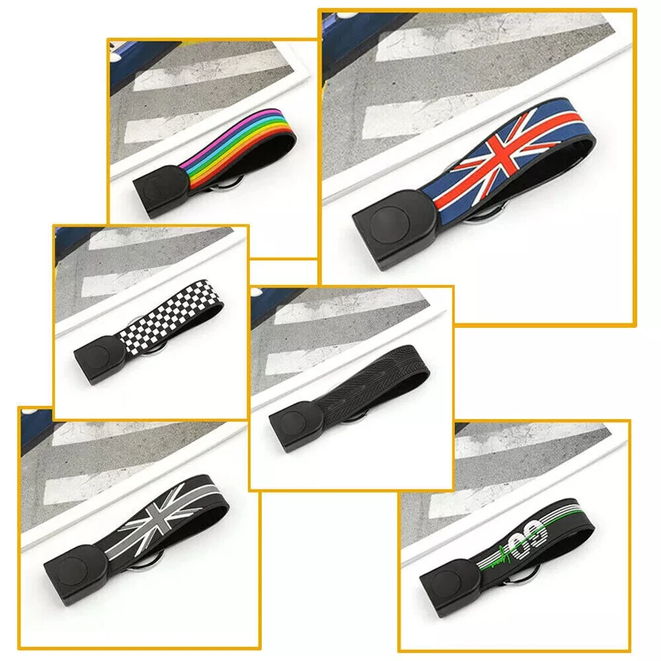 For MINI Cooper S F54 F55 F56 F60 2014 - 2022 Remote Key Fob Case Cover Keychain - Image 3 of 4