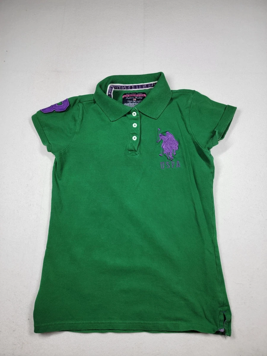 US Polo ASSN Medium Teen Girls Shirt Green eBay