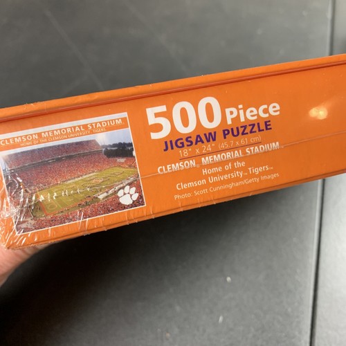 Clemson University Memorial Stadium Death Valley football jigsaw puzzle 500 W - Picture 6 of 8