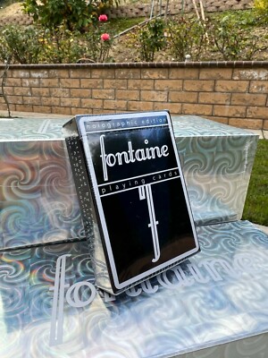 トランプ fontaine Black Holo press release Holographic Black Prerelease Fontaine Playing Card New