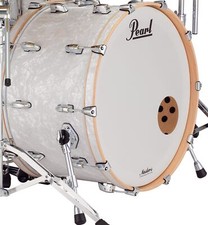Pearl Masters Maple Complete White Marine Pearl 24"x14" Bass Kick Drum No Mount