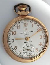 MADE IN GREAT BRITAIN INGERSOLL TRIUMPH LONDON MEN'S POCKET WIND UP  WATCH.