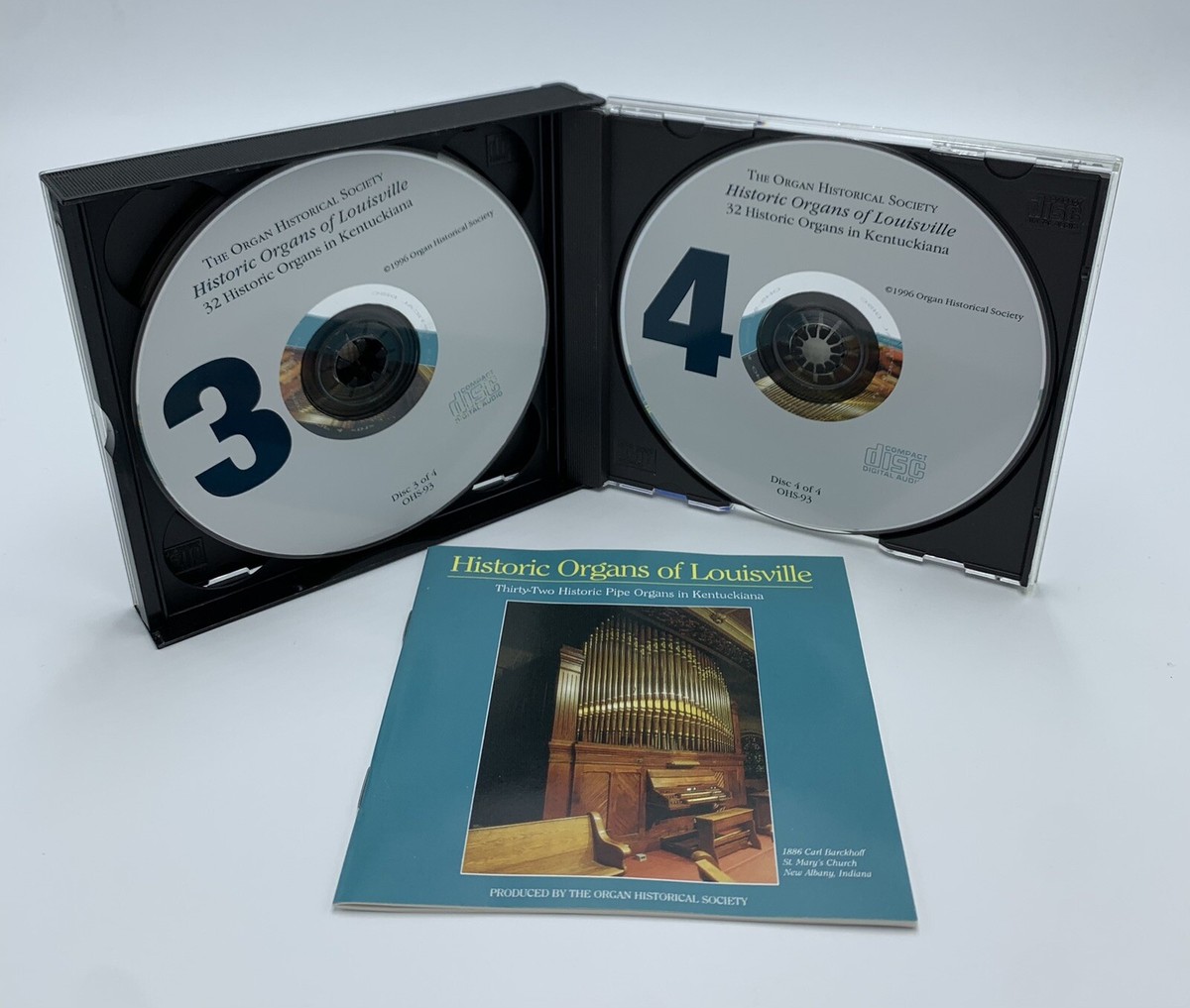 Historic Organs of Louisville (1996, 4-disc CD set