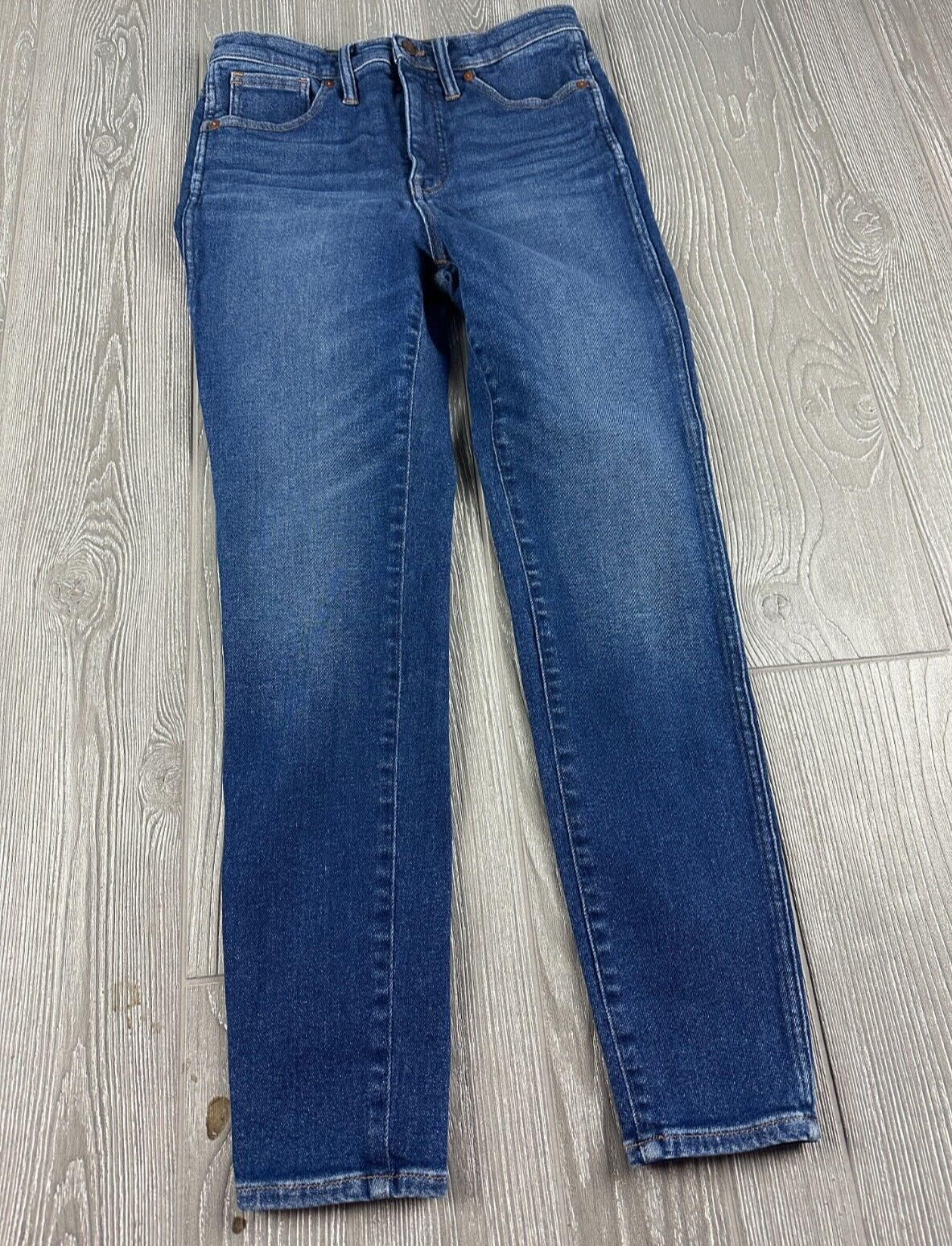 Madewell High Rise Skinny Jeans for Women Size 29 Dark Wash Ankle Length Denim-image