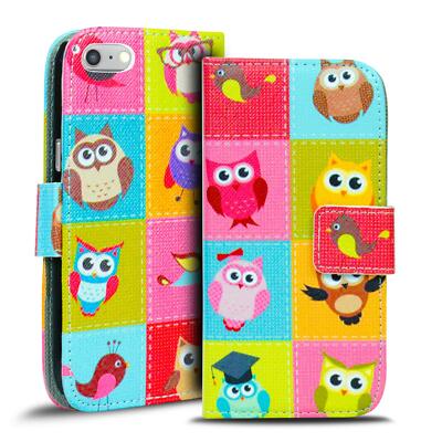Handy Tasche für Apple iPhone 7 Plus Hülle PU Leder Motiv Schutzhülle Case