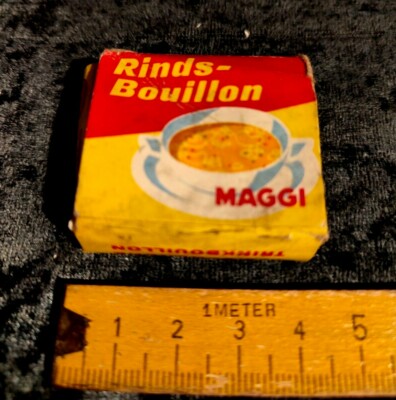  altes Paket/Päckchen, Maggi Rinds-Bouillon, Fleischbrühe, Zubehör Kaufladen