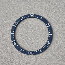 SEIKO Bezel Insert SKX007 / LOW PIP Dark Blue Matte Ceramic Flat C3