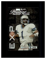 1999 Playoff Prestige EXP Reflections Silver Football #52 Warren Moon 1155/3250