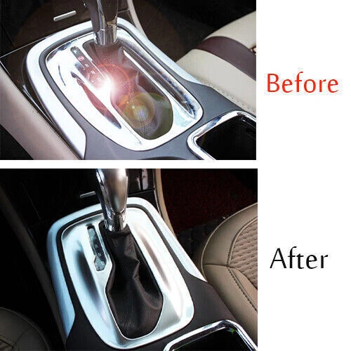 Отделка панели переключения передач средней консоли серебристая сталь для Buick Regal 2009-2016 - Изображение 3 из 4