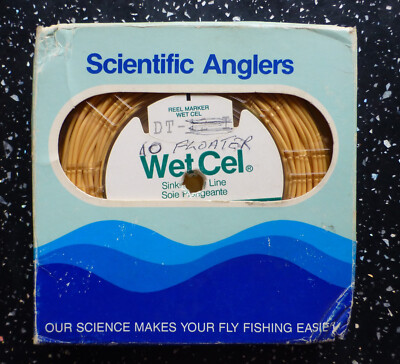 Scientific Anglers Wet Cel sinkende Fliegenschnur Made in USA verpackt