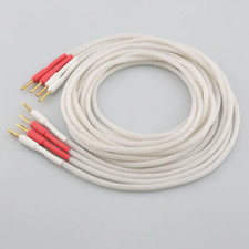 4x 16Core Solid Pure Silver Wire HiFi Audio S...