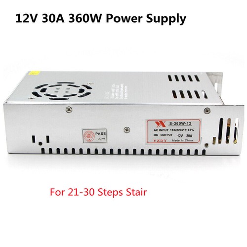 PIR Sensor Stair DIMMER Controller 32CH RGB Pixel SPI LED Strip Light Stairway - Picture 30 of 38