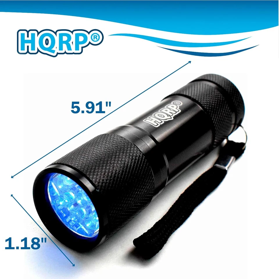 HQRP LED Ultra Violeta Negro Luz Cuadros UV Activado Tintas,Entry Control & Dnis - Imagen 3 de 4