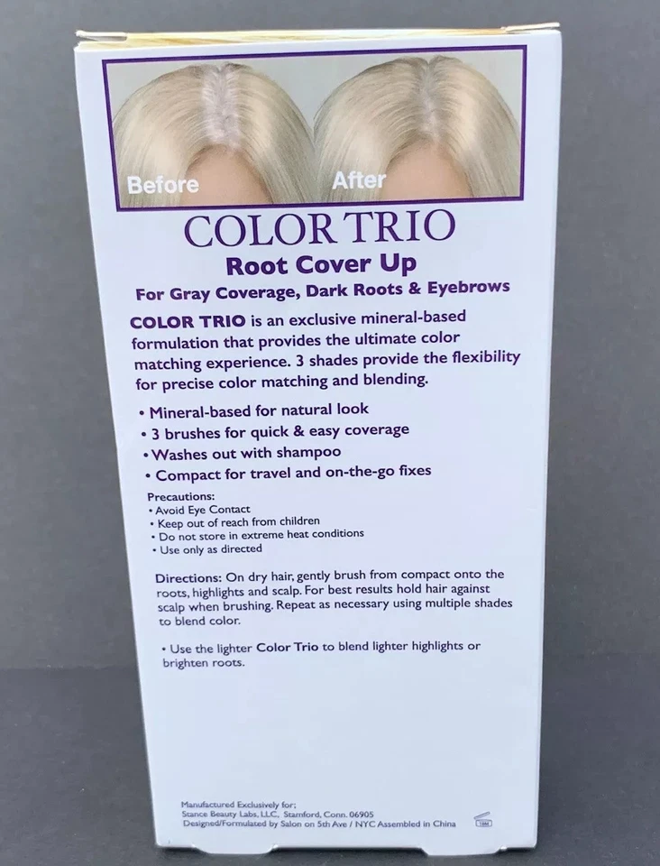 Salon on 5th Ave NYC light blond root cover up color trio powder Foto 3 de 4