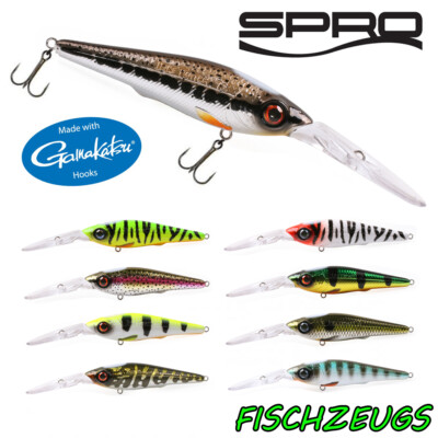 Spro Wobbler Iris Twitchy DR 7,5cm 9g Twitchbait Kunstköder Gamakatsu Haken