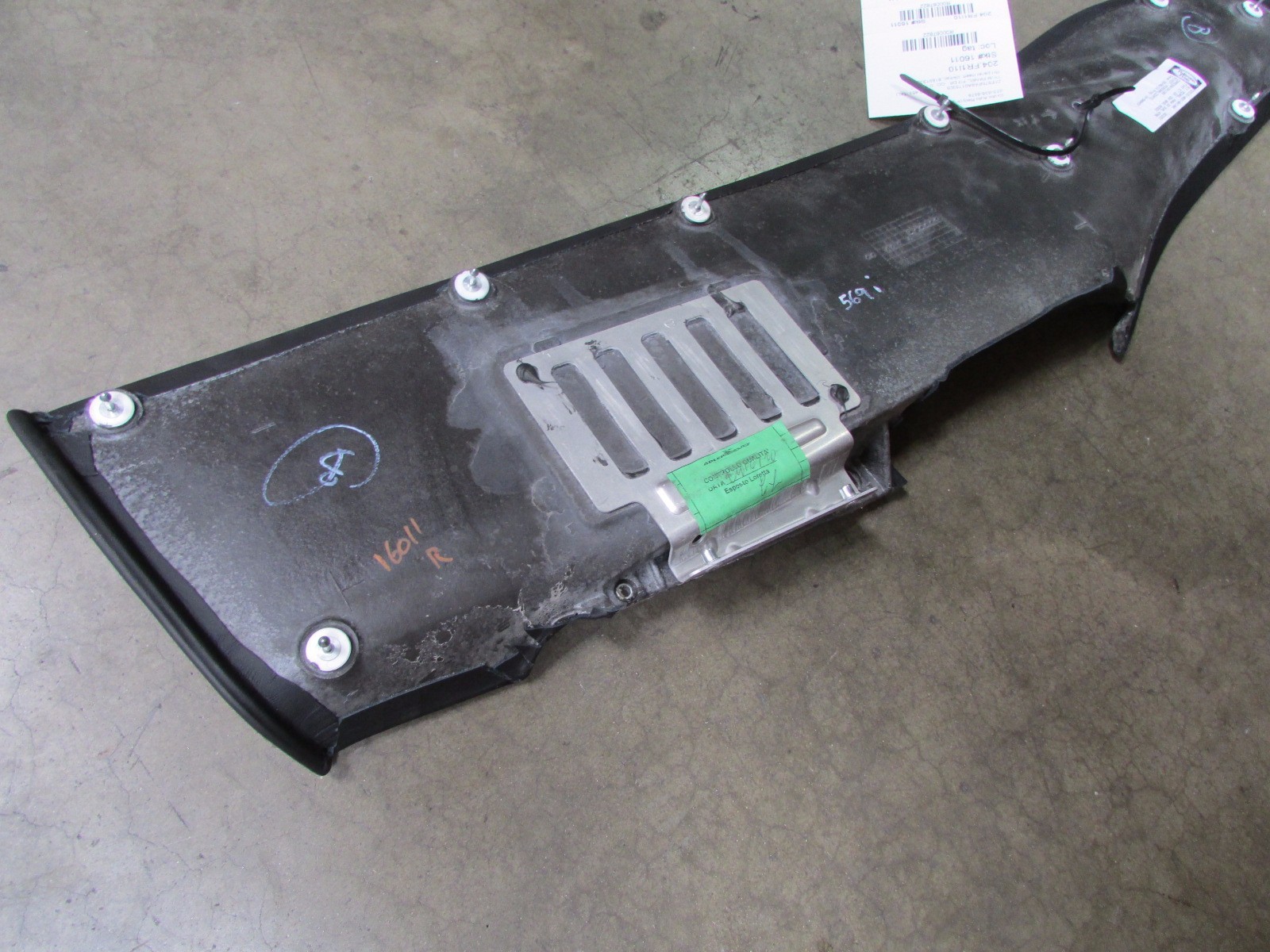 Ferrari 458 Italia, RH, Right Door Trim Panel, Black, Ctr Panel, Used, 81891300