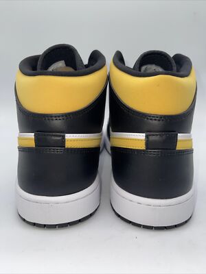 Jordan 1 Mid Black University Gold 2021 554724-177 Size 13  display picture 1