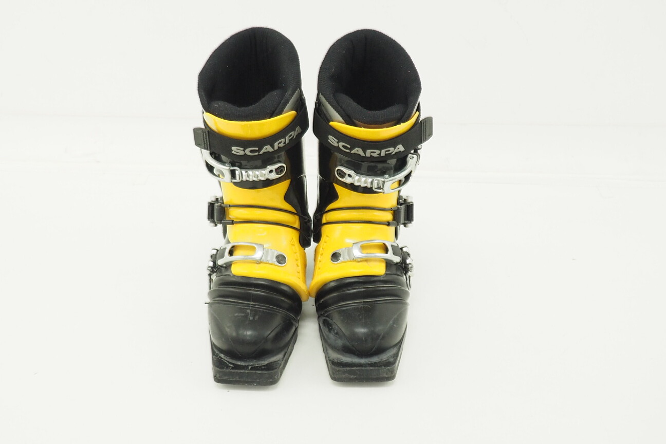 SALOMON Scarponi da sci Scarpa T1 Telemark taglia US 7 uomo nero giallo 3 pin 75 mm