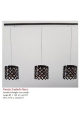 LAMPADARI IN PLEXIGLAS FORMA A CESTELLO CON CRISTALLI