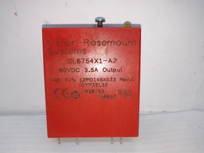 Fisher   CL6754X1-A2 Output Relay 12P0145X022 Rev. C New #D8