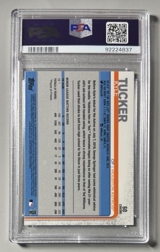 Kyle Tucker Rookie 2019 Topps Chrome PSA 10 Sapphire Edition #60 RC SSP Cubs - Photo 2 sur 3