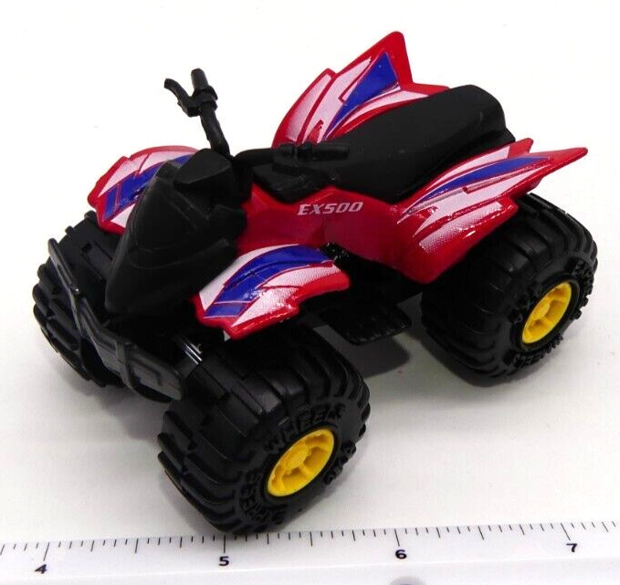 ATV Red Blue White Four Wheeler 4-Wheeler Vehicle Toy