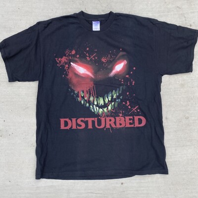 Vintage Disturbed Asylum T-Shirt Men's Size XL Tennessee River Tag