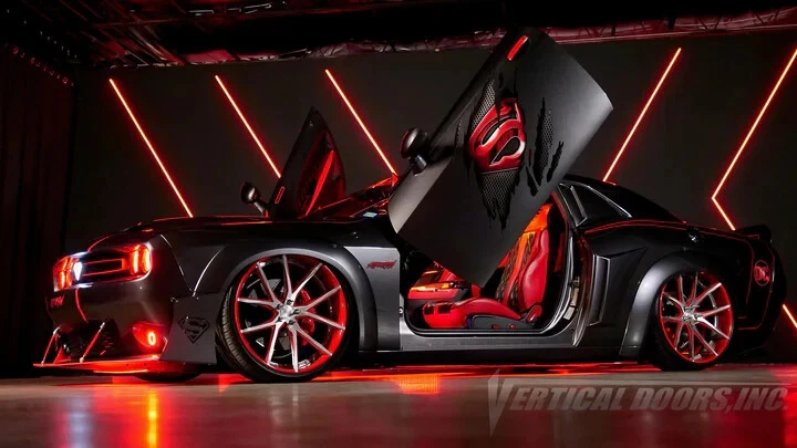 Dodge Challenger 2009-2023 Puertas Lambo Pernos Puertas Verticales Inc FÁCIL INSTALACIÓN Foto 4 de 4