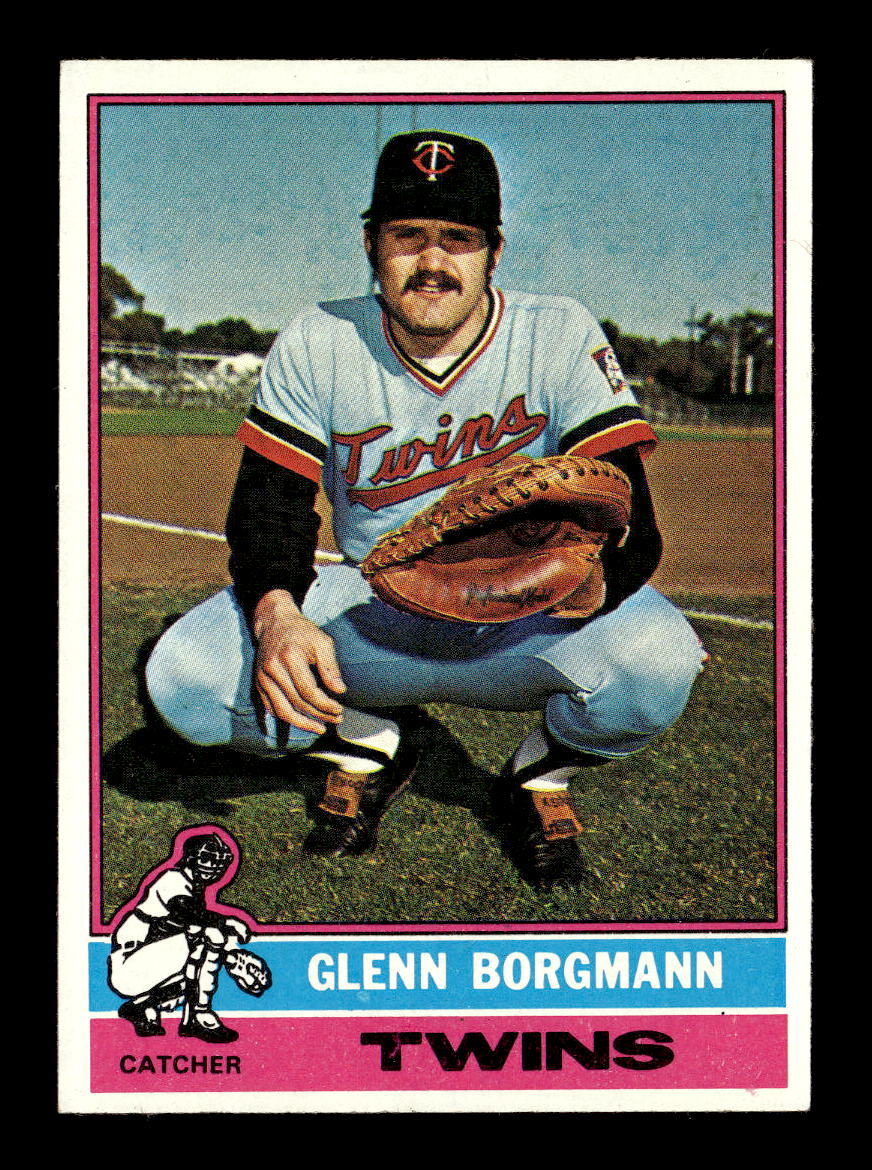 1976 Topps #498 Glenn Borgmann Minnesota Twins EX Baseball Card