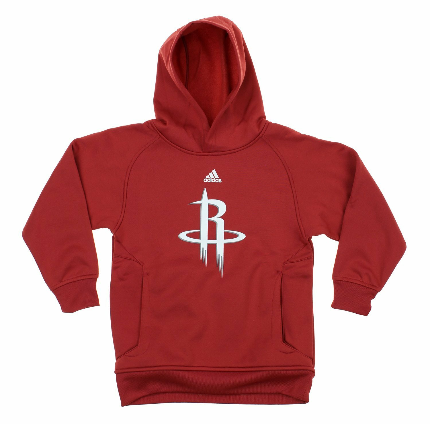 Пуловер с капюшоном с логотипом молодежной баскетбольной команды Adidas NBA Хьюстон Рокетс